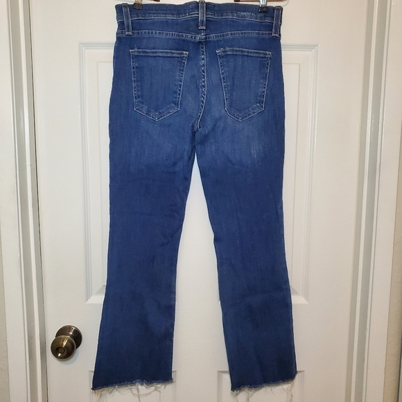 Current/Elliott's high-rise The Kick jeans 27 Cut Raw Hem - Picture 4 of 8
